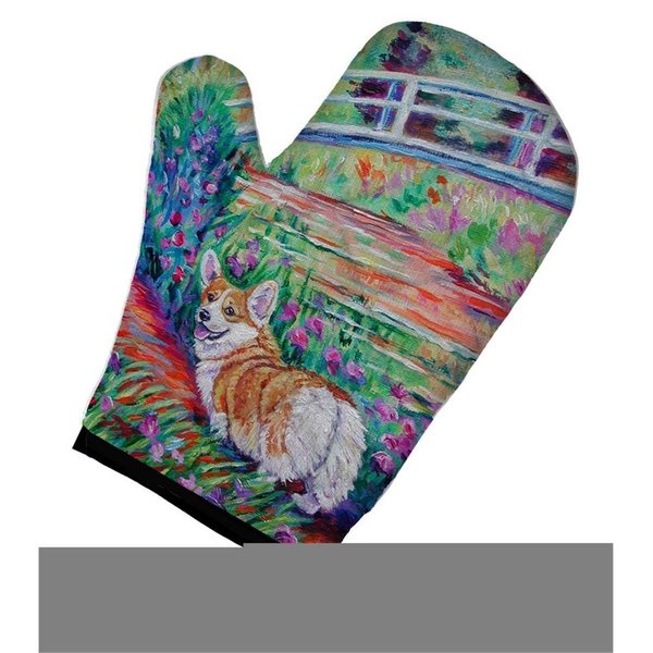 Carolines Treasures Corgi Footbridge Oven Mitt 7298OVMT